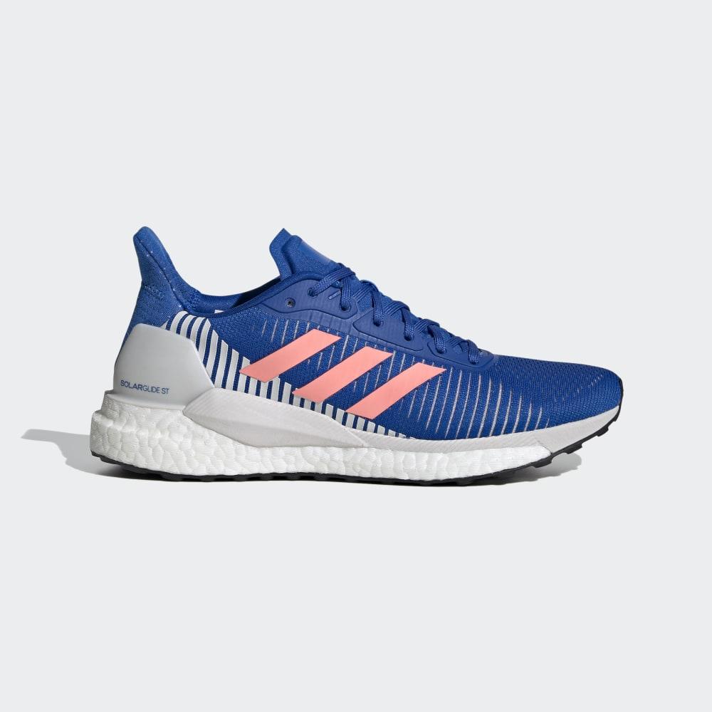 Adidasi Alergare Adidas SolarGlide ST 19 Dama Romania - Albastri/Rosii Deschis/Gri EE4305
